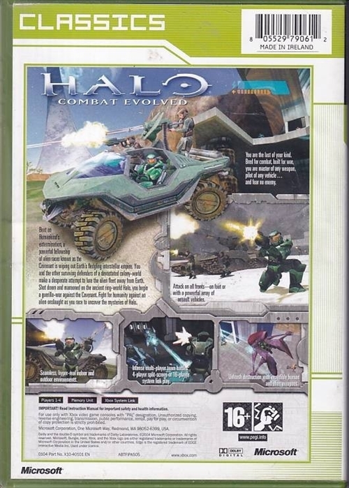 Halo Combat Evolved - Classics - XBOX (B Grade) 